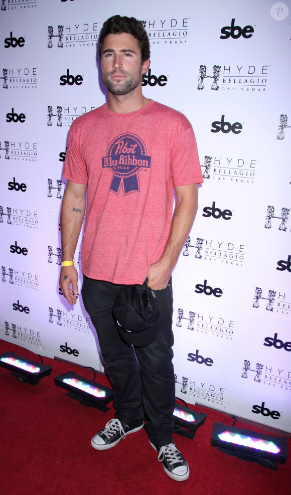 Brody Jenner fête son anniversaire au Hyde Club de l'Hôtel Bellagio à Las Vegas, le 17 août 2013.