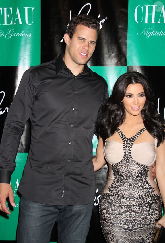 Kim Kardashian et Kris Humphries à Las Vegas, le 17 juin 2011.