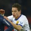 Lucas Moura et Florian Thauvin au Parc des Princes le 8 février 2013.