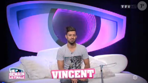 Vincent dans la quotidienne de Secret Story 7 sur TF1 le jeudi 12 septembre 2013