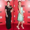 Julianne Moore et Scarlett Johansson lors de l'avant-première du film Don Jon à New York le 12 septembre 2013 (photomontage)