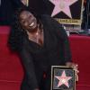 Glodean White, la dernière épouse de Barry White qui reçoit son étoile au Walk of Fame à Los Angeles, le 12 septembre 2013.