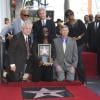Berry Gordy, Glodean White, Linda James, Tom LaBonge et Leron Gubler lors de la cérémonie hommage à Barry White qui reçoit son étoile au Walf of Fame à Los Angeles le 12 septembre 2013.