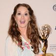  Melissa Leo, meilleure guest actress pour son apparition dans la série comique Louis, lors des Creative Arts Emmy Awards au Nokia Theatre à Los Angeles, le 15 septembre 2013. 