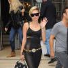 Miley Cyrus sort de son hôtel à Londres. Le 11 septembre 2013.