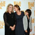Catherine Deneuve, Emmanuelle Bercot et Nemo Schiffman lors de l'avant-première du film Elle s'en va à Paris au cinéma L'Arlequin le 16 septembre 2013