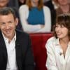Dany Boon et Valérie Bonneton lors de l'enregistrement de l'émission "Vivement Dimanche" à Paris le 18 septembre 2013, qui sera diffusée le 22 septembre.
