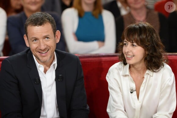 Dany Boon et Valérie Bonneton lors de l'enregistrement de l'émission "Vivement Dimanche" à Paris le 18 septembre 2013, qui sera diffusée le 22 septembre.