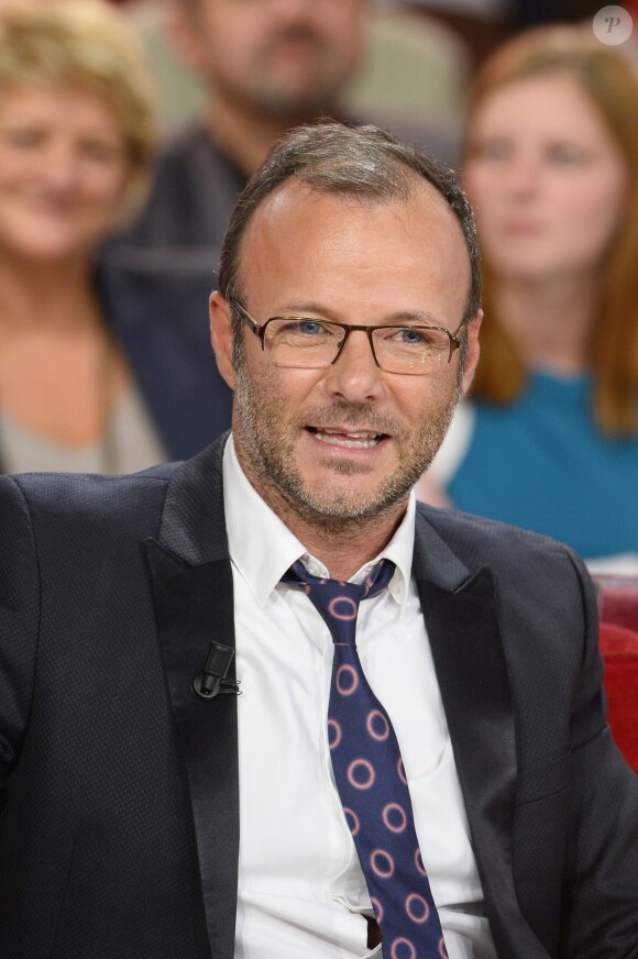 Pef (Pierre-Francois Martin-Laval) lors de l'enregistrement de l'émission "Vivement Dimanche" à Paris le 18 septembre 2013, qui sera diffusée le 22 septembre.