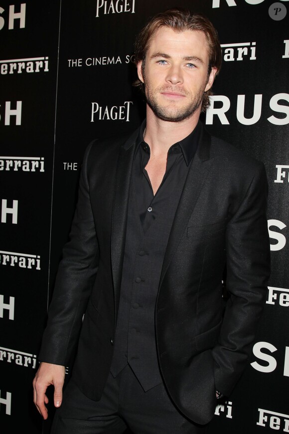Chris Hemsworth lors de l'avant-première du film Rush à New York le 18 septembre 2013