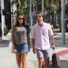 Tamara Ecclestone et son mari Jay Rutland lors d'une session shopping à Beverly Hills à Los Angeles, le 16 septembre 2013