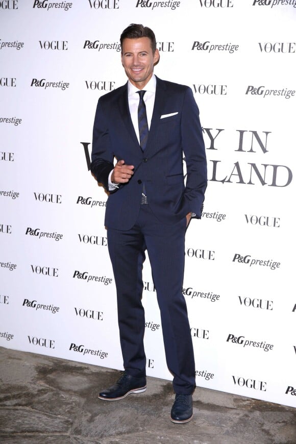 Le top Alex Lundqvist lors de la soirée Beauty in Wonderland à Milan en marge de la Fashion Week italienne. Le 19 septembre 2013