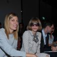 Anna Wintour assiste au défilé Fendi printemps-été 2014 à Milan. Le 19 septembre 2013.