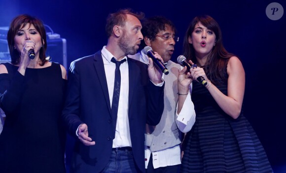 Liane Foly, Pierre Souchon, Laurent Voulzy et Nolwenn Leroy au Gala de l'IFRAD au Cirque D'Hiver, à Paris, le 25 septembre 2013.