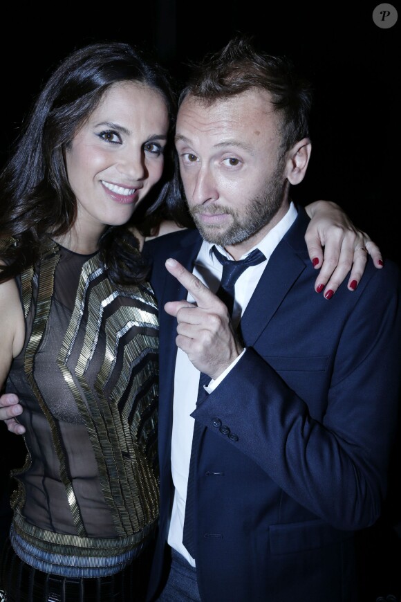 Elisa Tovati et Pierre Souchon au Gala de l'IFRAD au Cirque D'Hiver, à Paris, le 25 septembre 2013.