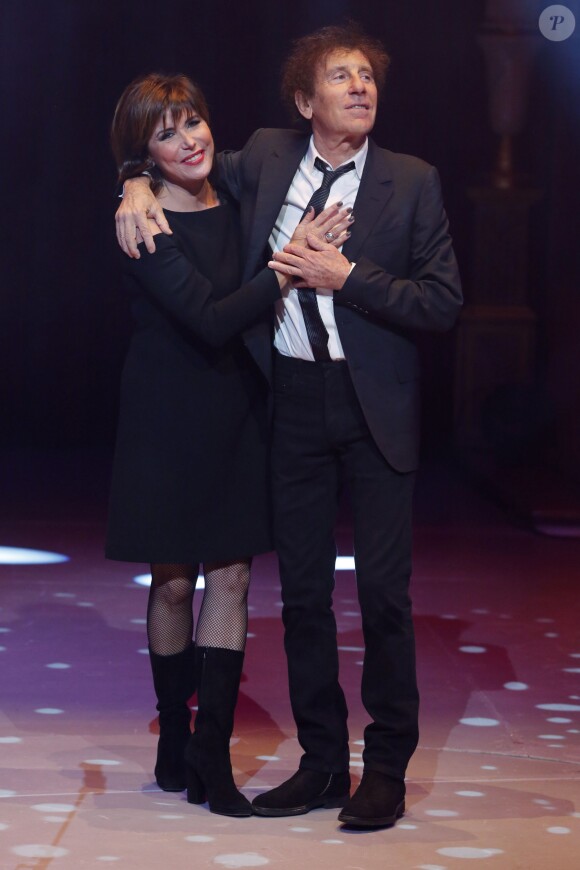 Liane Foly et Alain Souchon au Gala de l'IFRAD au Cirque D'Hiver, à Paris, le 25 septembre 2013.