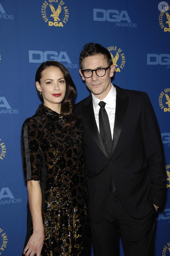 Bérénice Bejo et Michel Hazanavicius lors des Directors Guild of America Awards à Hollywood le 2 février 2013