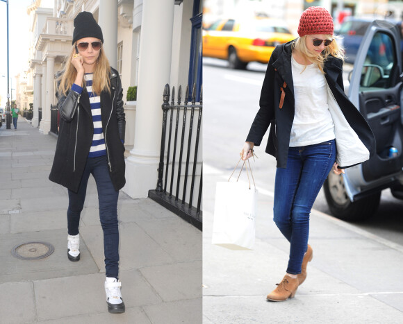 Cara Delevigne vs Emma Stone : qui porte le mieux le bonnet hype ?