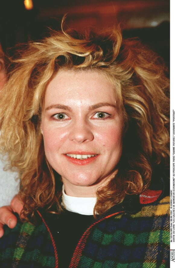Sabine Paturel en avril 1997.