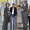 La reine Sofia, l'infante Margarita et sa fille Maria Zurita ont rendu visite au roi Juan Carlos Ier d'Espagne le 30 septembre 2013 à l'hôpital Quiron de Madrid.
