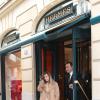 Kim Kardashian est allée faire du shopping chez Hermès. Paris, le 30 septembre 2013.