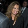 Valérie Trierweiler arrive au Grand Palais pour assister au défilé Saint Laurent printemps-été 2014. Paris, le 30 septembre 2013.