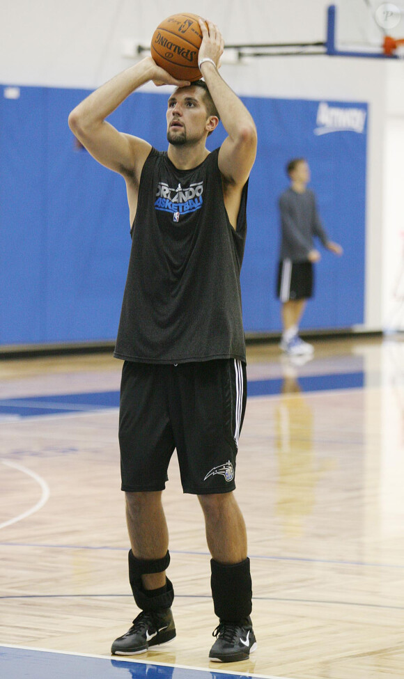 Ryan Anderson lors de l'entraînement à l'Amway Center d'Orlando, le 29 septembre 2010