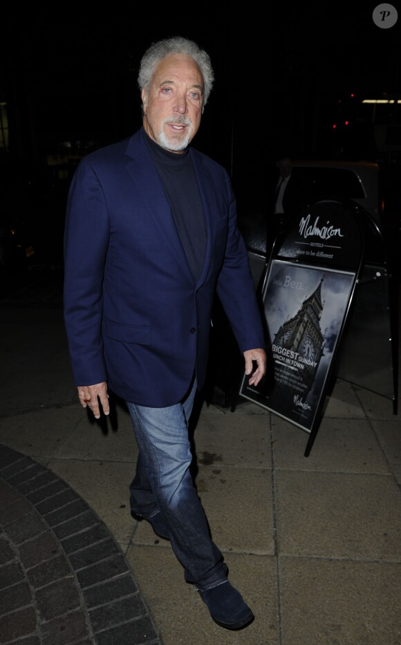 Tom Jones à Manchester, le 30 septembre 2013.