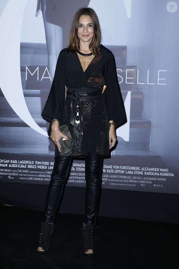 Astrid Munoz assiste à l'avant-première du film Mademoiselle C au Publicis Drugstore. Paris, le 1er octobre 2013.