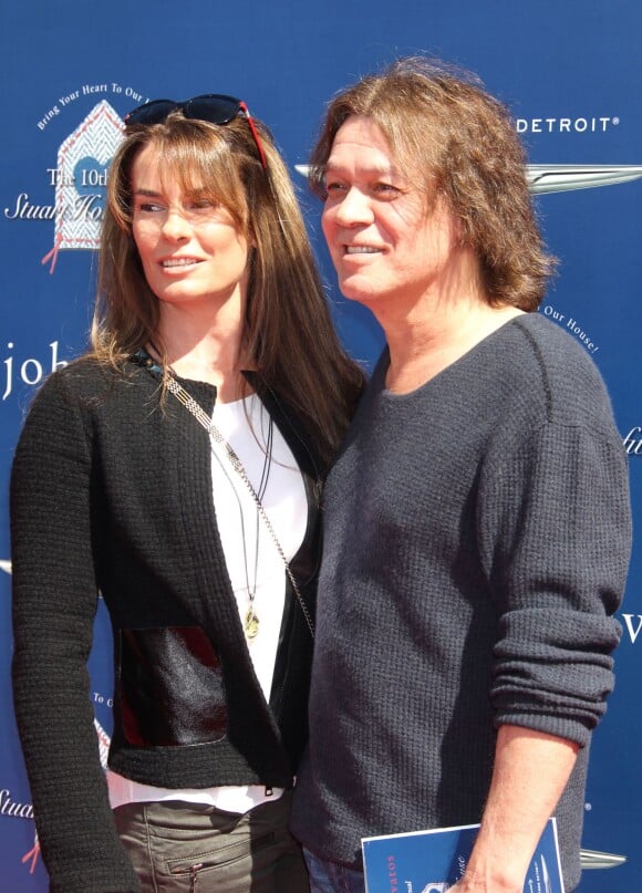 Janie Liszewski et Eddie Van Halen à Los Angeles, le 10 mars 2013.