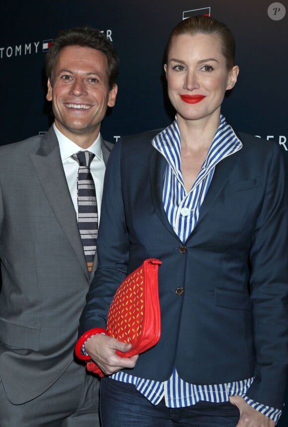 Ioan Gruffudd et sa femme Alice Evans à Los Angeles, le 13 février 2013.