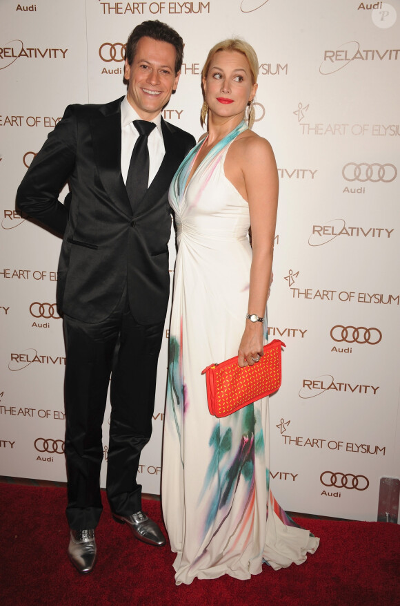 Ioan Gruffudd et Alice Evans à Los Angeles, le 14 janvier 2012.