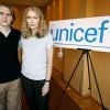 Mia Farrow et son fils Ronan à l'Unicef le 19 juin 2006
