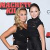 Alexa Vega et Makenzie Vega à la première de Machete Kills à Los Angeles, le 2 octobre 2013.