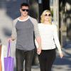 Jaime King enceinte et son mari Kyle Newman font du shopping sur Melrose Avenue à West Hollywood, le 17 septembre 2013.