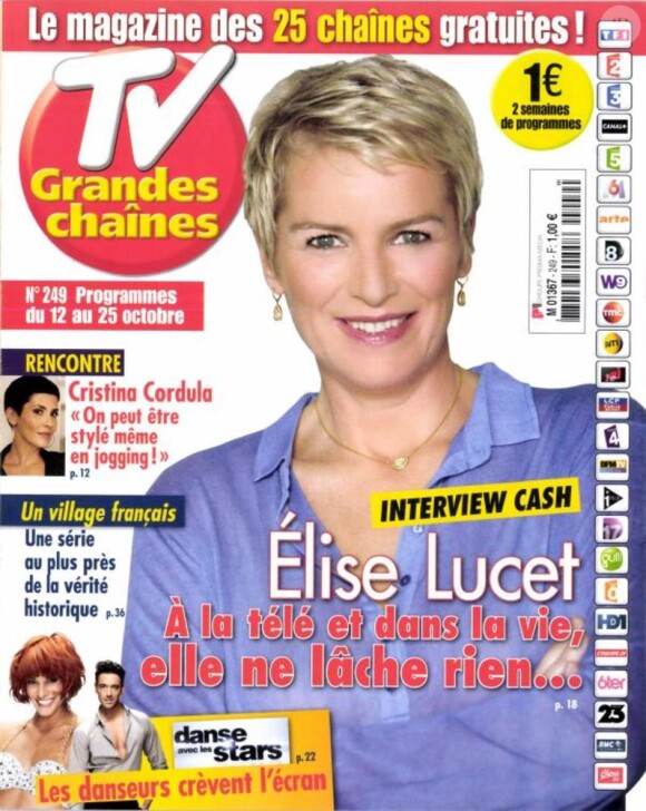Magazine TV Grandes Chaînes du 12 octobre 2013.