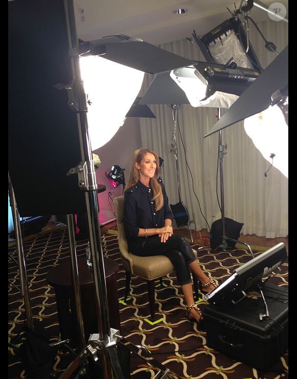Céline Dion a enchaîné les interviews pour la promotion de son album Loved Me Back To Life.