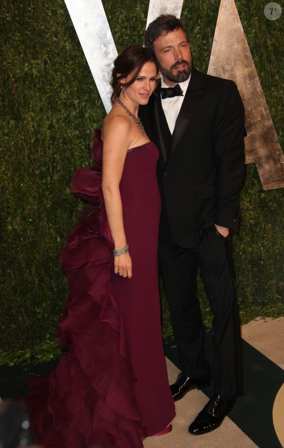 Jennifer Garner et Ben Affleck lors de la soirée Vanity Fair post-Oscars le 24 février 2013