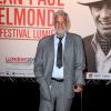 Jean-Paul Belmondo lors de la soirée d'ouverture du Festival Lumière à Lyon et son hommage au sein de la Halle Tony Garnier, le 14 octobre 2013
