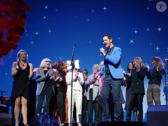 Yohann Fréget - Remise du 16e Prix Clarins de la Femme Dynamisante au Théâtre Mogador à Paris, le 14 otobre 2013.