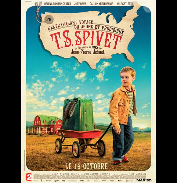 Affiche du film L'Extravagant voyage du jeune et prodigieux T. S. Spivet