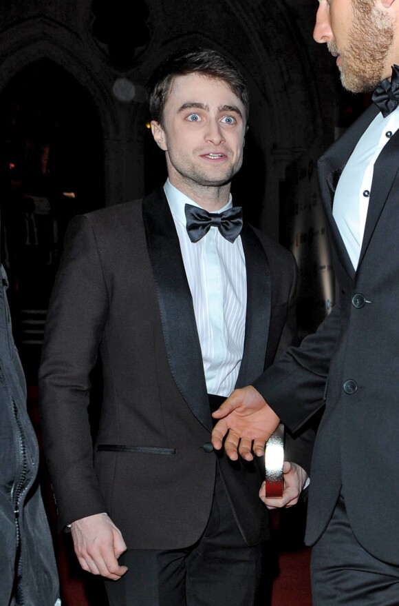 Daniel Radcliffe lors des Attitude Magazine Awards à Londres le 15 octobre 2013 à la Cour royale de justice à Londres