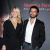 Virginie Efira et Mabrouk El Mechri - Remise du Prix Lumière à Quentin Tarantino lros du Fesitval Lumière à Lyon, le 18 octobre 2013.