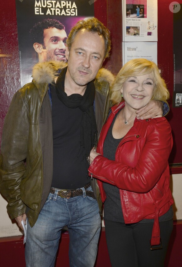 Yves Lecoq et Nicoletta lors de la 100ème du spectacle de Mustapha El Atrassi au Théâtre du Splendid à Paris le 21 octobre 2013