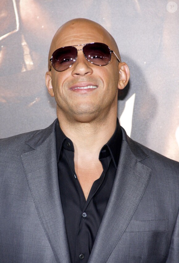 Vin Diesel lors de la première du film Riddick à Westwood au Regency Village Theatre, le 28 août 2013