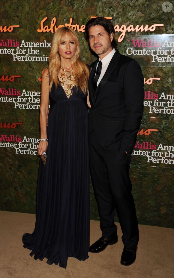 Rachel Zoe et Rodger Berman lors du gala inaugural du Wallis Annenberg Center for the Performing Arts Inaugural Gala à Beverly Hills. Le 17 octobre 2013.