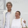Dominique Desseigne et Nicole Rubi - Photocall de la 4ème édition du "Brunch Blanc" sur le bateau "L'Excellence" à Paris, le 29 juin 2014.29/06/2014 - Paris