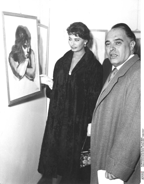 Sophia Loren et Carlo Ponti (photo d'archive)