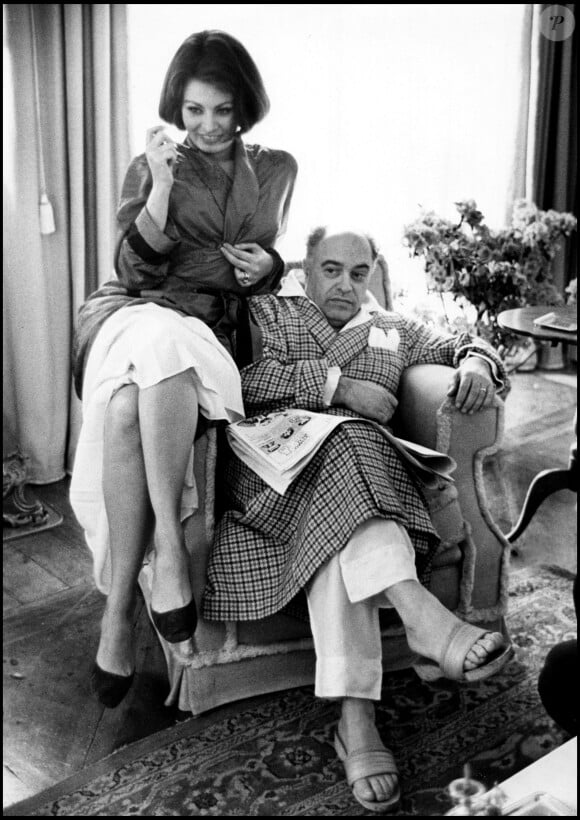 Sophia Loren et Carlo Ponti en 1960
