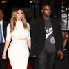 Kim Kardashian et Kanye West arrivent au restaurant Spago à Beverly Hills pour le gala de la fondation Dream for Future Africa. Le 24 octobre 2013.